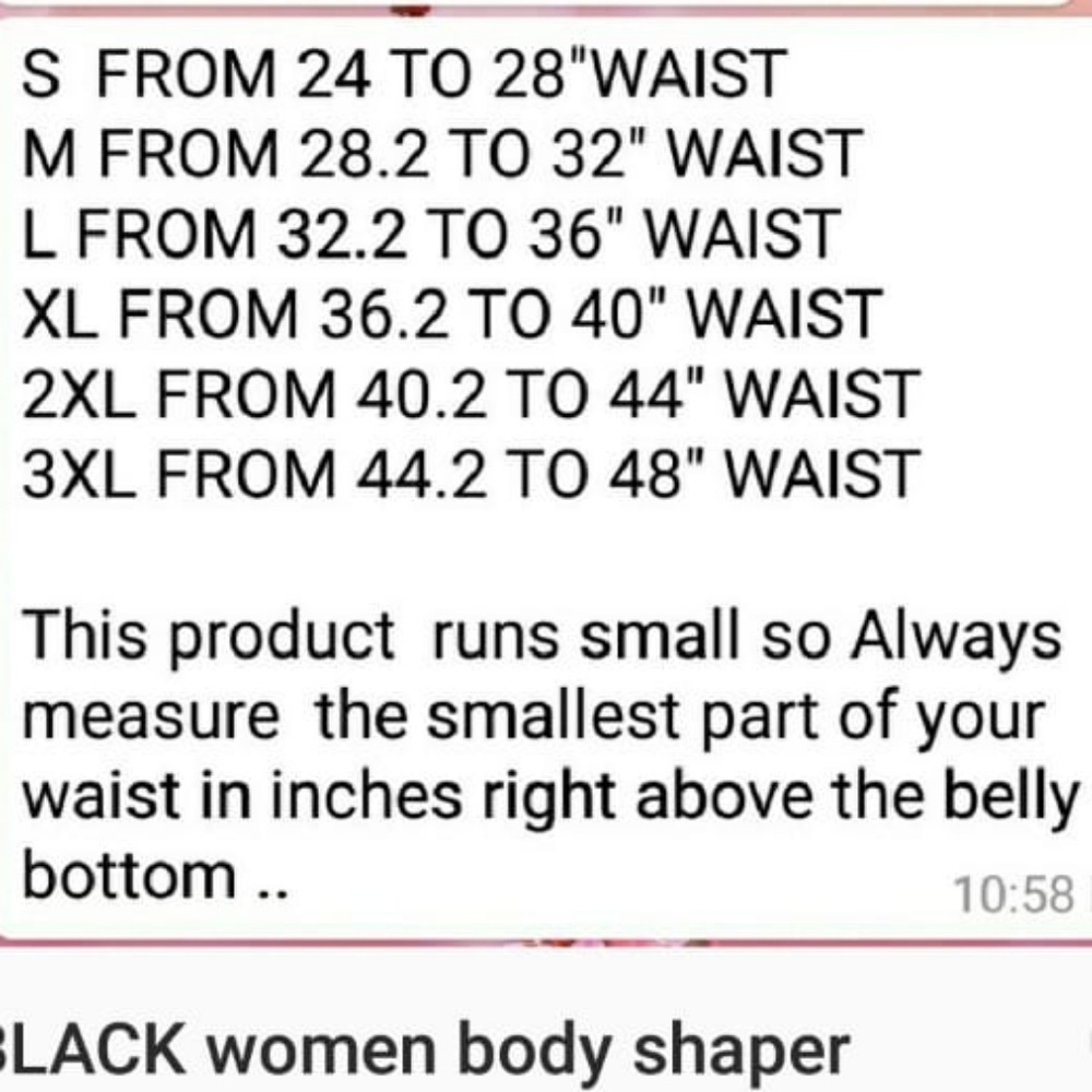 Black Full Body Shaper High Compression Strappy Wa - Picture 7 of 7